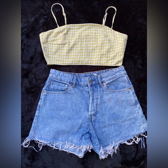 H&M Pants - Short corto de mezclilla